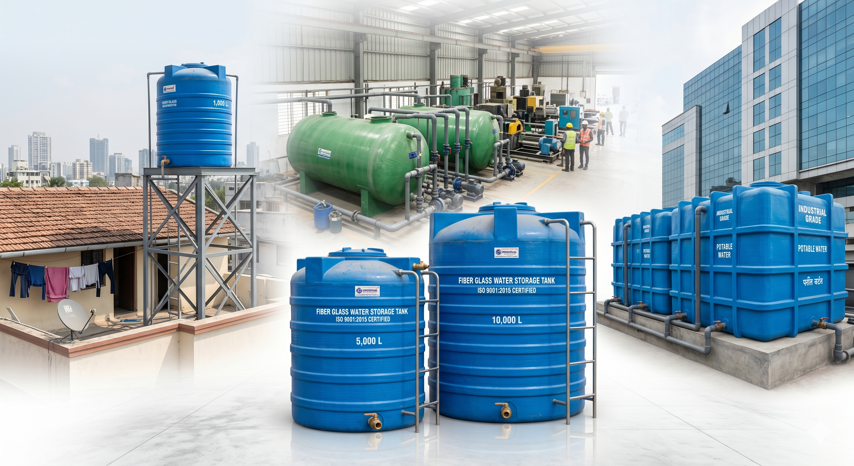FRP Water Tanks